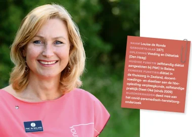 diëtist Louise de Ronde onderzoek Covid-19 PMC In Balans 