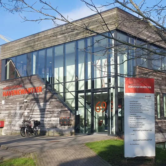 PMC in Balans locatie Sliedrecht Havenkwartier. De praktijk voor fysiotherapie, ergotherapie, oefentherapie en dietetiek