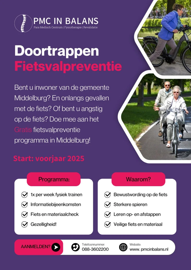 Doortrappen gemeente Middelburg in samenwerking met PMC in Balans