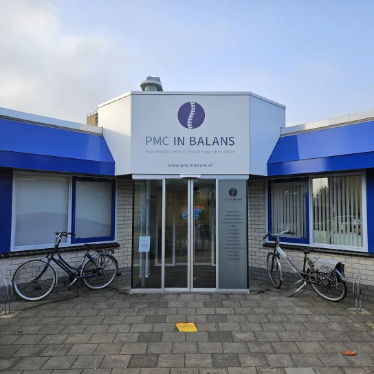 PMC in Balans locatie Ridderkerk. De praktijk voor fysiotherapie, ergotherapie, oefentherapie en dietetiek